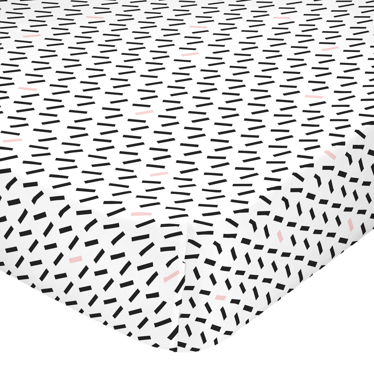 Drap housse HappyFriday BLANC Multicouleur 28 x 2 x 38 cm